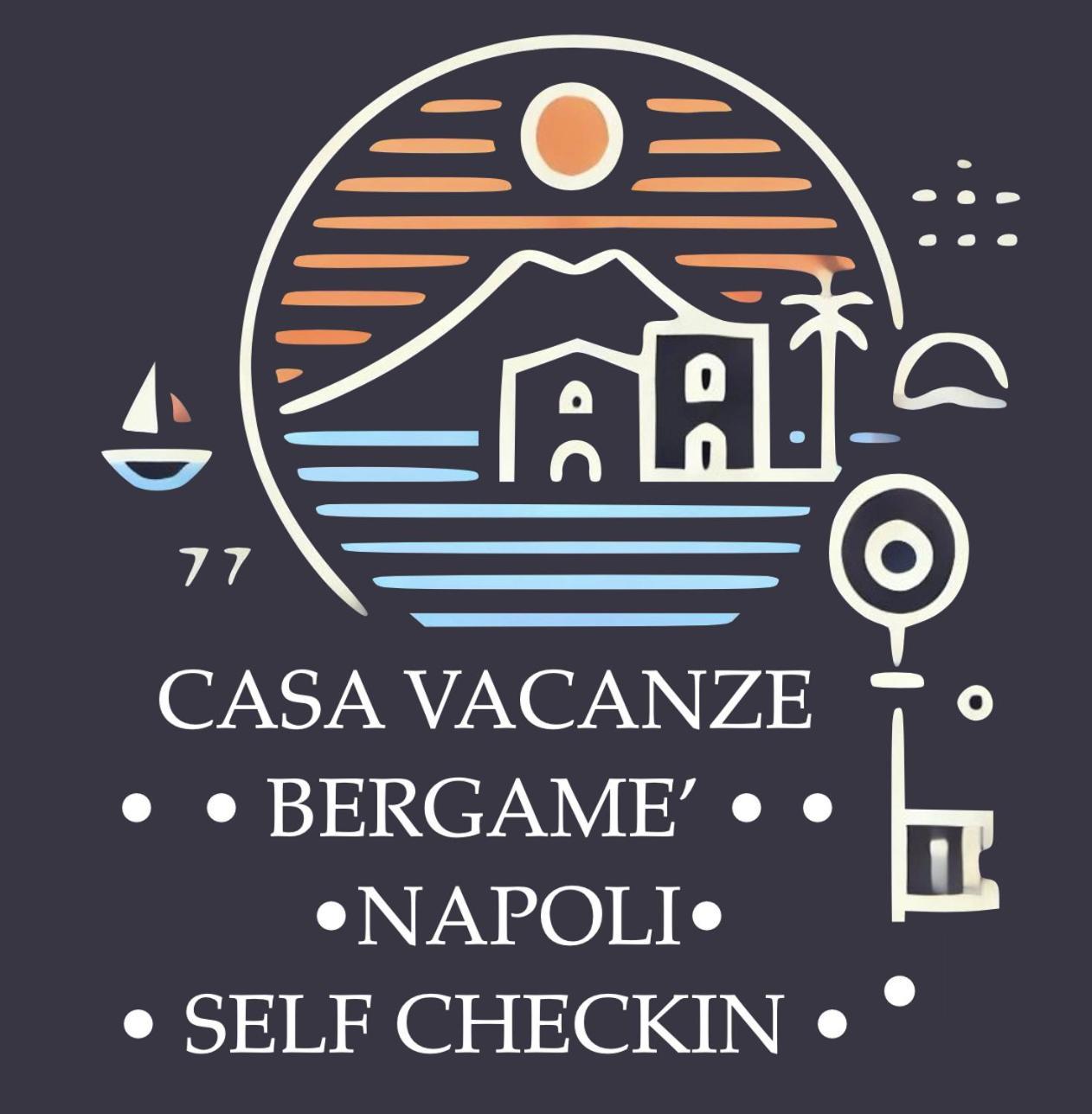 הוילה נאפולי Casa Vacanze Bergame מראה חיצוני תמונה